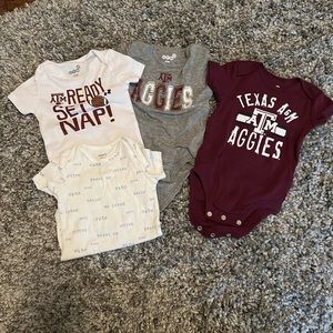 Texas A&M onesies